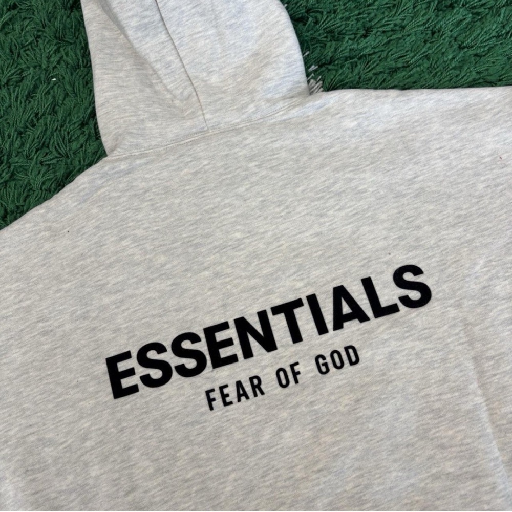 Fear of God Light Gray Hoodie